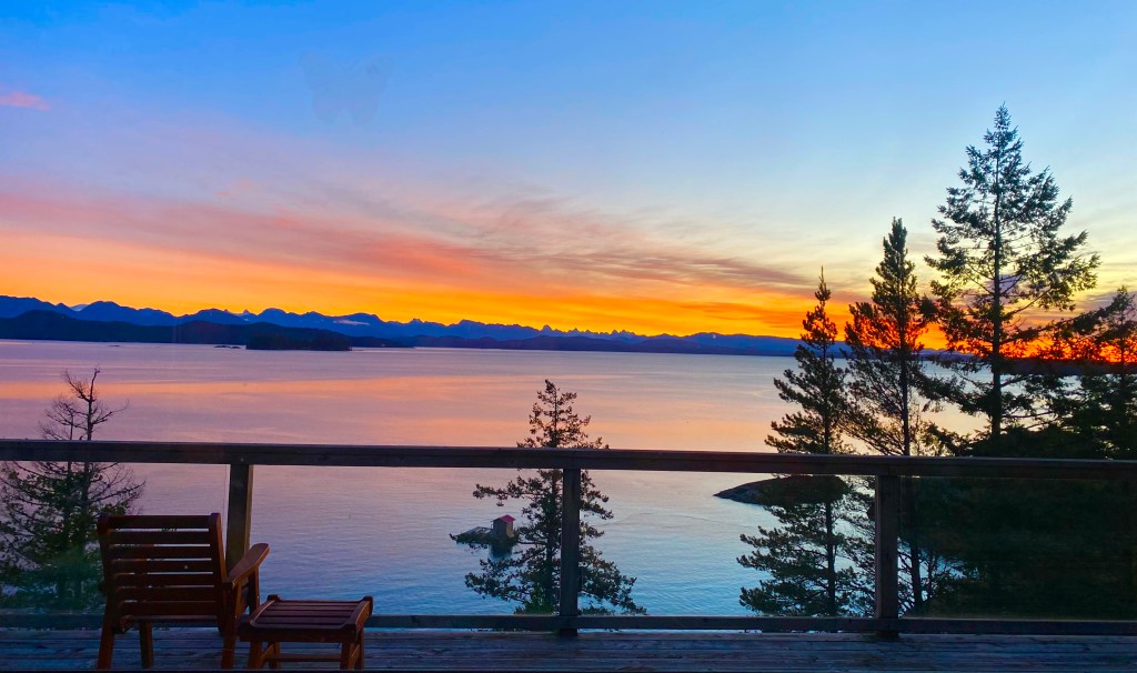 Sunset at Quadra Island